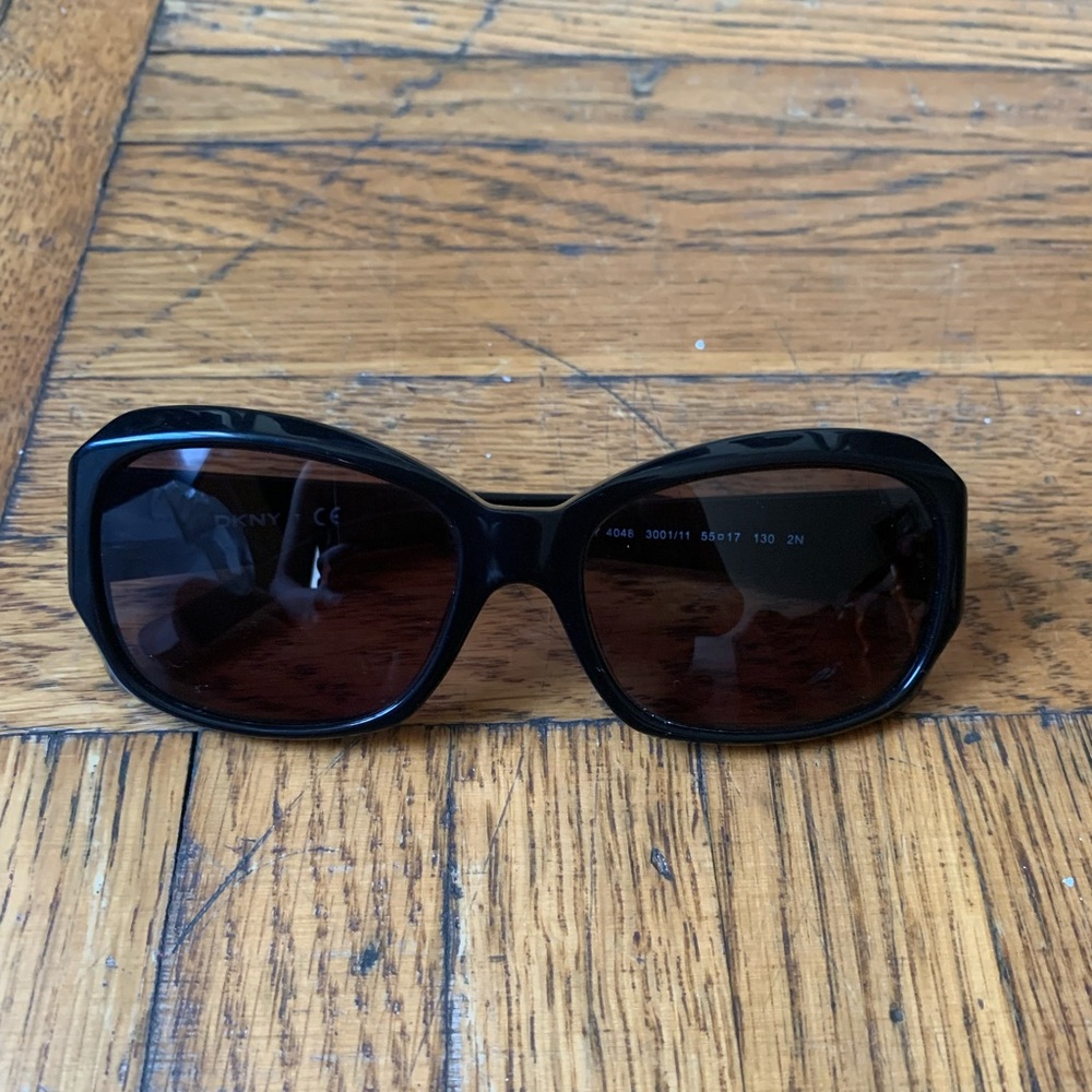 Black DKNY prescribed sunglasses